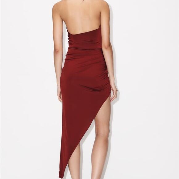 ZARA BLOGGER FAVORITE LIMITED EDITION DRAPED KNIT DRESS - Picture 13 of 15
